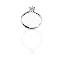 Anello Promesse Donna in Oro bianco Diamante 0.2 Ct FE25020-14 - FE25020-14
